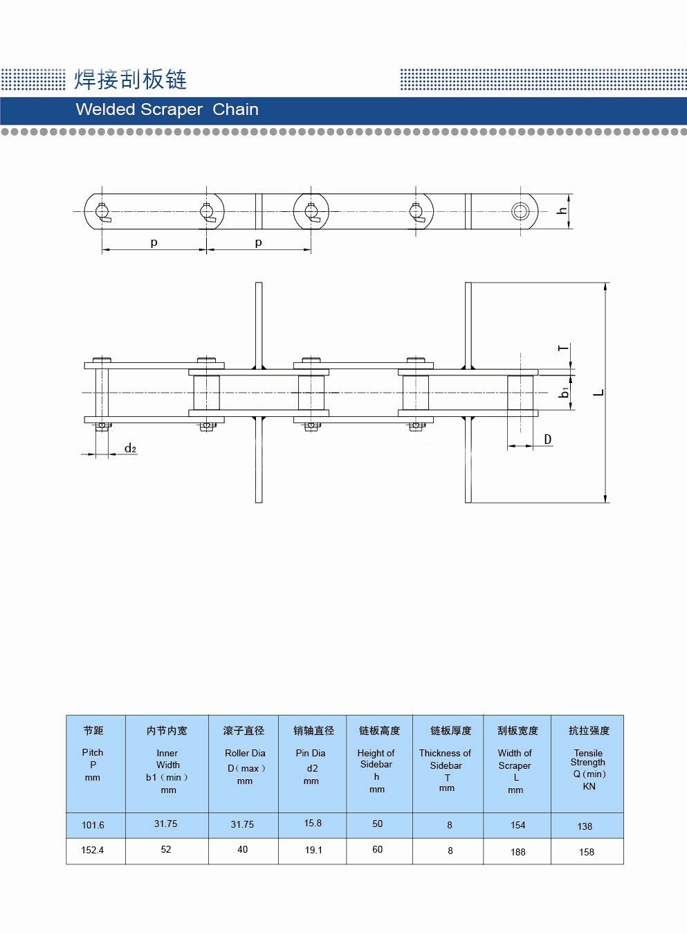 Alloy 81X Lumber Conveyor Chain from China manufacturer