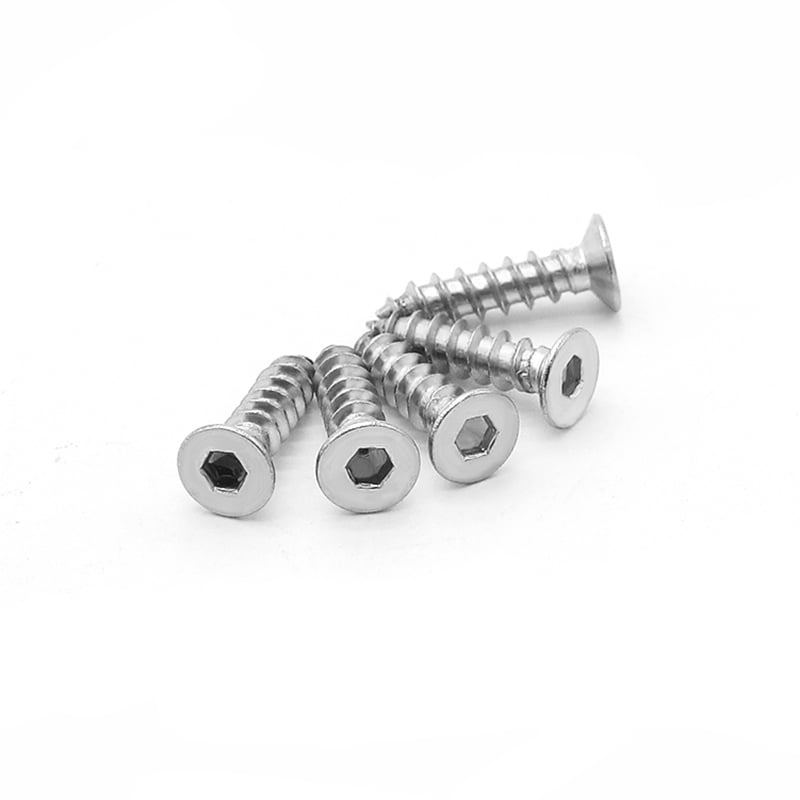 China Nice Quality High Precision stainless steel Outer circle and inner hexagon Self Tapping Screws