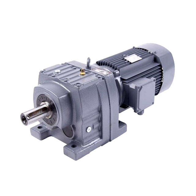 China high quality Hot sale price helical R gearbox bevel R37 reducer motor for electric motor Best Supplier Manufacturer & gearbox Factory 