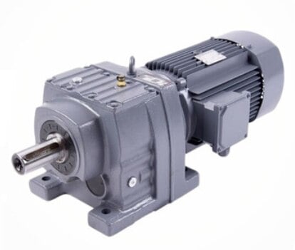 high quality Devo R Series R87 2 stage foot-mounted in-line helical gear reducer for conveyor  supplier one of the best Supplier importer wholesale Distributors in Dallas TX USA