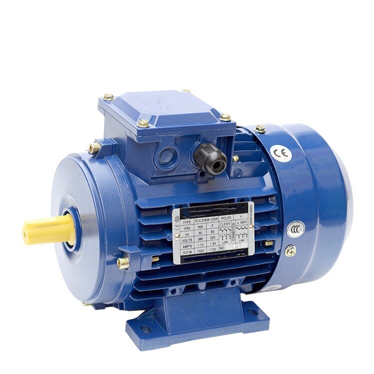 high quality 0.75kw  1hp  three-phase induction AC motor 1500rpm 50hz 60hz 4pole IP55 three phase synchronous motor  supplier one of the best Supplier importer wholesale Distributors in Dallas TX USA