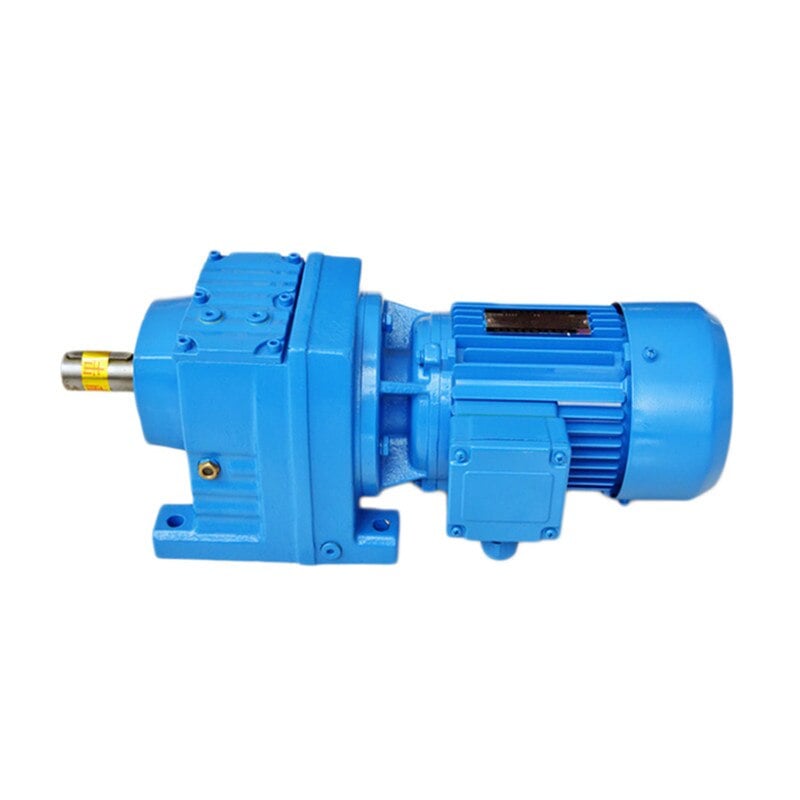 China best quality low sales price for high quality R series horizontal gear reducer R57 gear motor bevel speed reduction R77 gear reduction electric motor  supplier Factory Manufacturer and Supplier -from Pto-shaft.com 