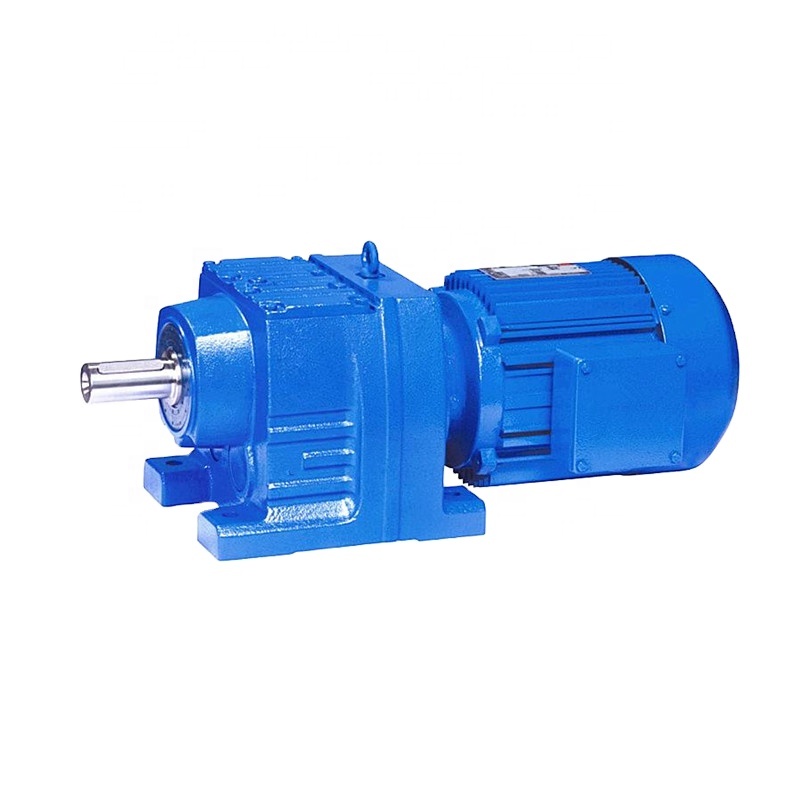 china supplier Helical gearbox 1 rpm gear motor 12v for agitator crane puller