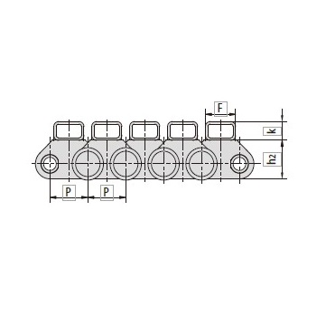 China high quality Conveyor Chains For Paper Mill P63F23 Best Supplier Manufacturer & gearbox Factory 