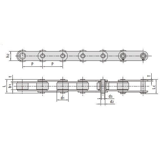 China high quality Hollow Pin Conveyor Chains HB100F7 HB100F9 HB100F10 HB100F11 HB100F13 HB100F14 HB100F18 HB100F19 HB100F20 HB125 HB127F1 HB150F1 Best Supplier Manufacturer & gearbox Factory 