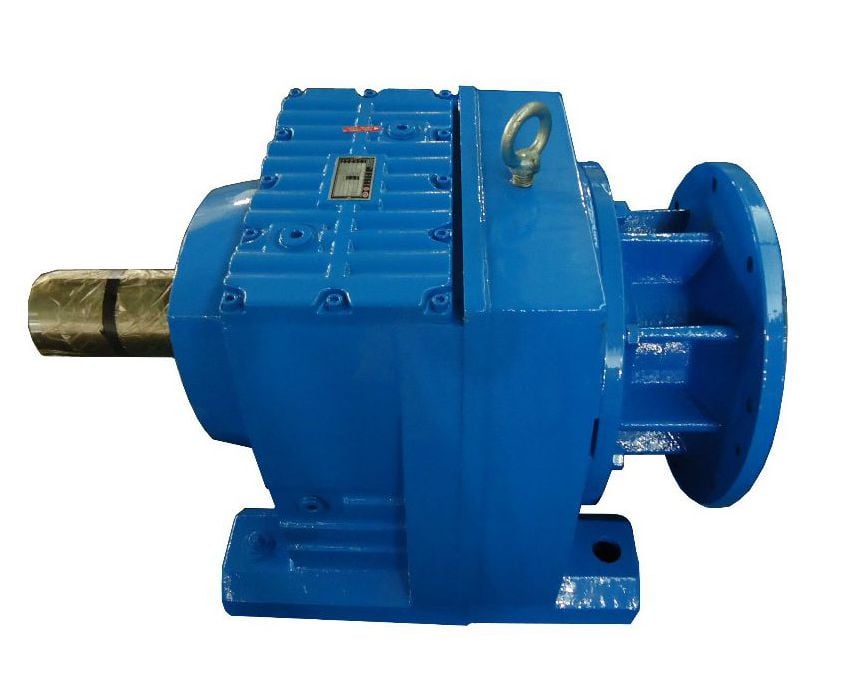 R series Helical foot mounted hellical gearbox rpm reducer Top quality linear and coaxial transmission gearbox with motor- YWEP one of best Supplier importer wholesale Distributors in QC Canada