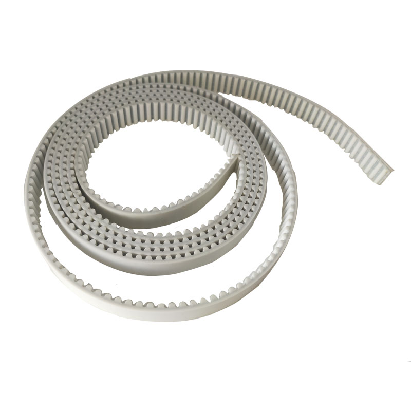 China manufacturer & factory supplier for China  in Chicago United States  manufacturer Standard HTD S3M 6mm belt width white PU material timing belt With high quality best price & service 