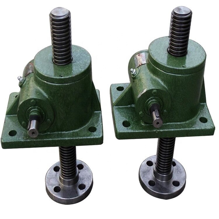 Best China manufacturer & factory high quality SWL1 model manual handle wheel screw jack 0.18kw bear weight 10kg~200kg worm screw jack lifter elevator  supplier With high quality best price 