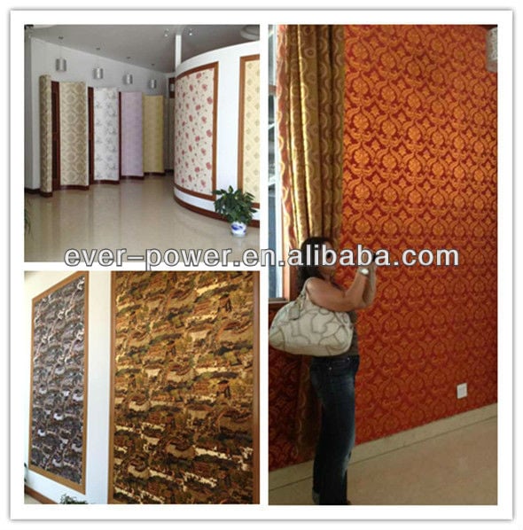 simple style solid color wallpaper for washroom fabric covered fiberglass acoustic wall panels nya 3d tapeter