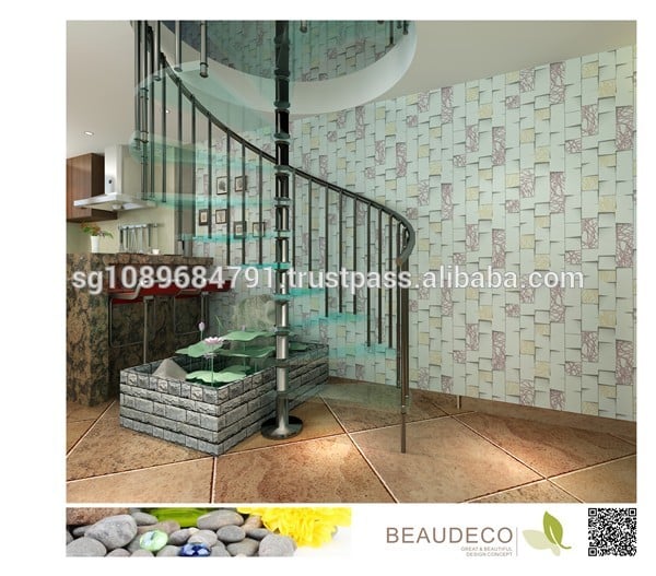 new 3D vinyl wallpaper wallcovering for living room 3d wall paper home wallpaper decoration