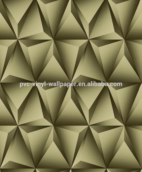 3D pvc washable vinyl wallpaper for decoration